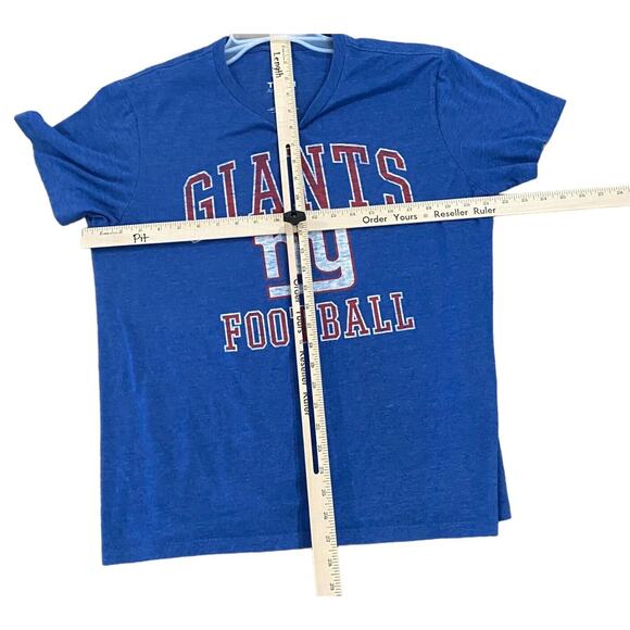 New York Giants NFL Team Apparel Men’s Blue T Shirt Size Large Football - Picture 4 of 4
